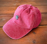 Gorra Baseball Lavada Granate