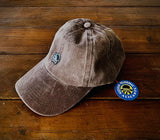 Gorra Baseball Lavada Marron