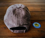 Gorra Baseball Lavada Marron