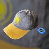 Gorra Dos Tonos Marrón Amarillo