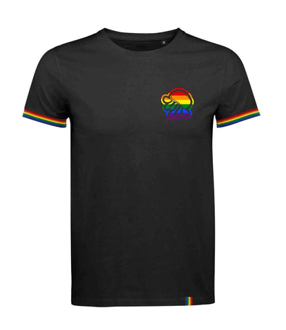 Camiseta Rainbow Negra
