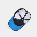 Gorra de rejilla de cinco paneles con ola de Kanagawae vista linterior